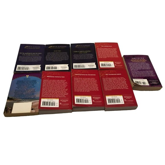 Harlequin Romance Novels Various Themes Paperback Books Various Authors Lot of 9 - Picture 2 of 2